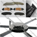 Hoja de fibra de carbono tejida UAV de 1.0x250x400mm